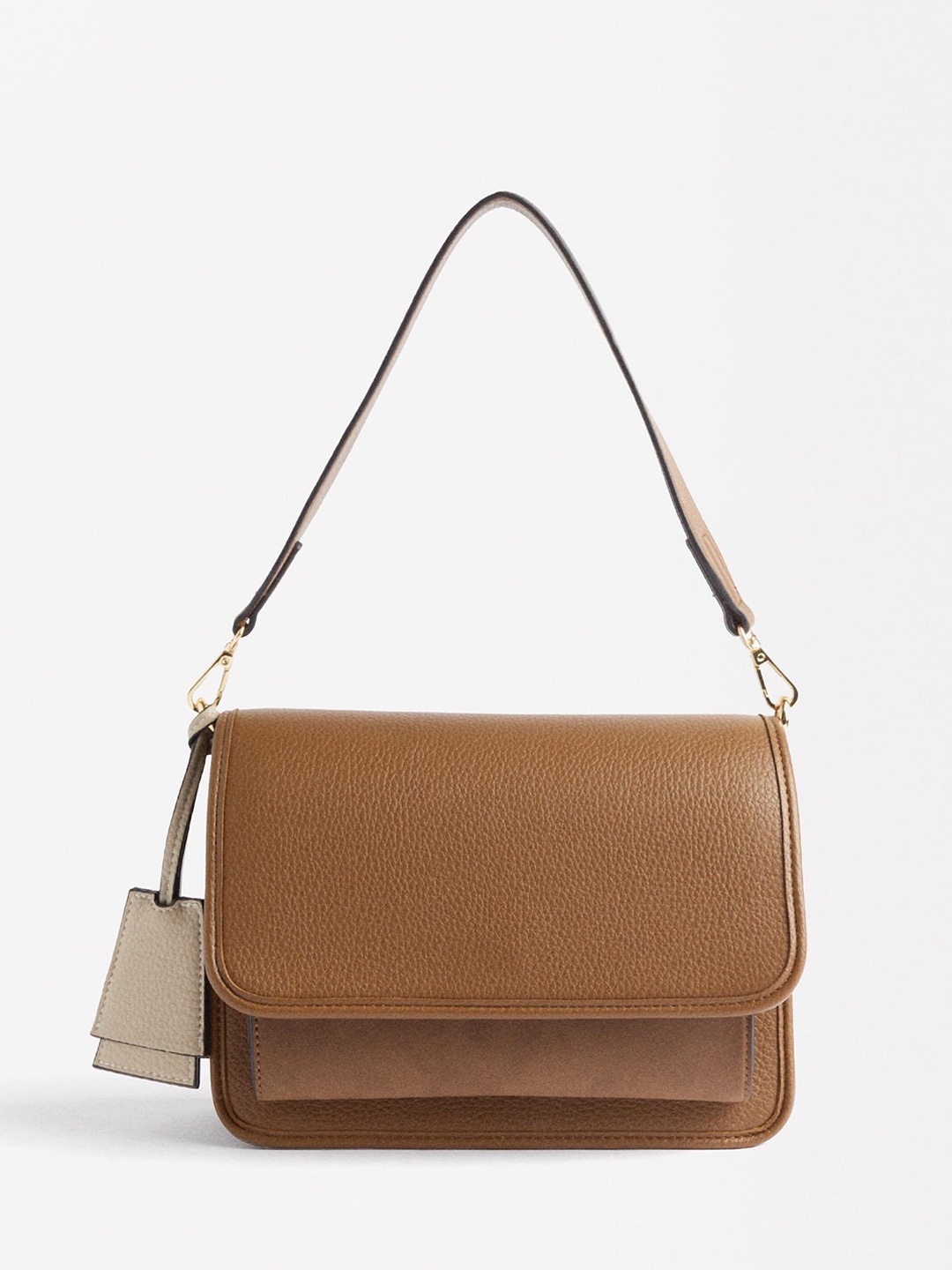 

PARFOIS Structured Satchel Bag, Brown