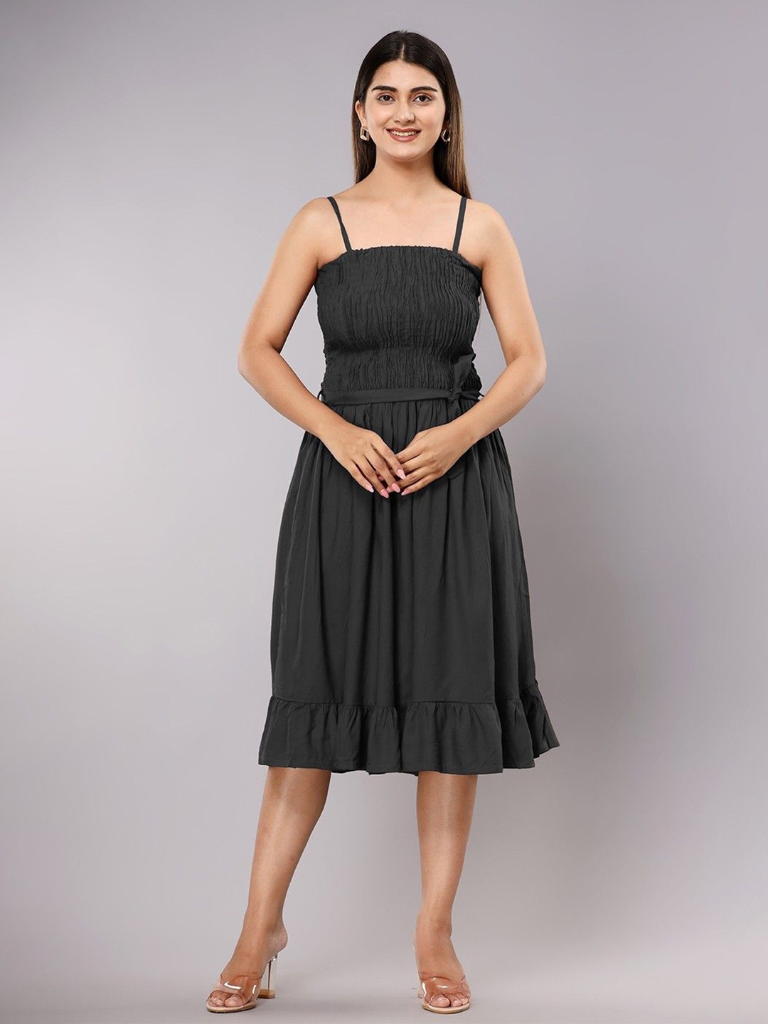 

Handish Midi Dress, Black