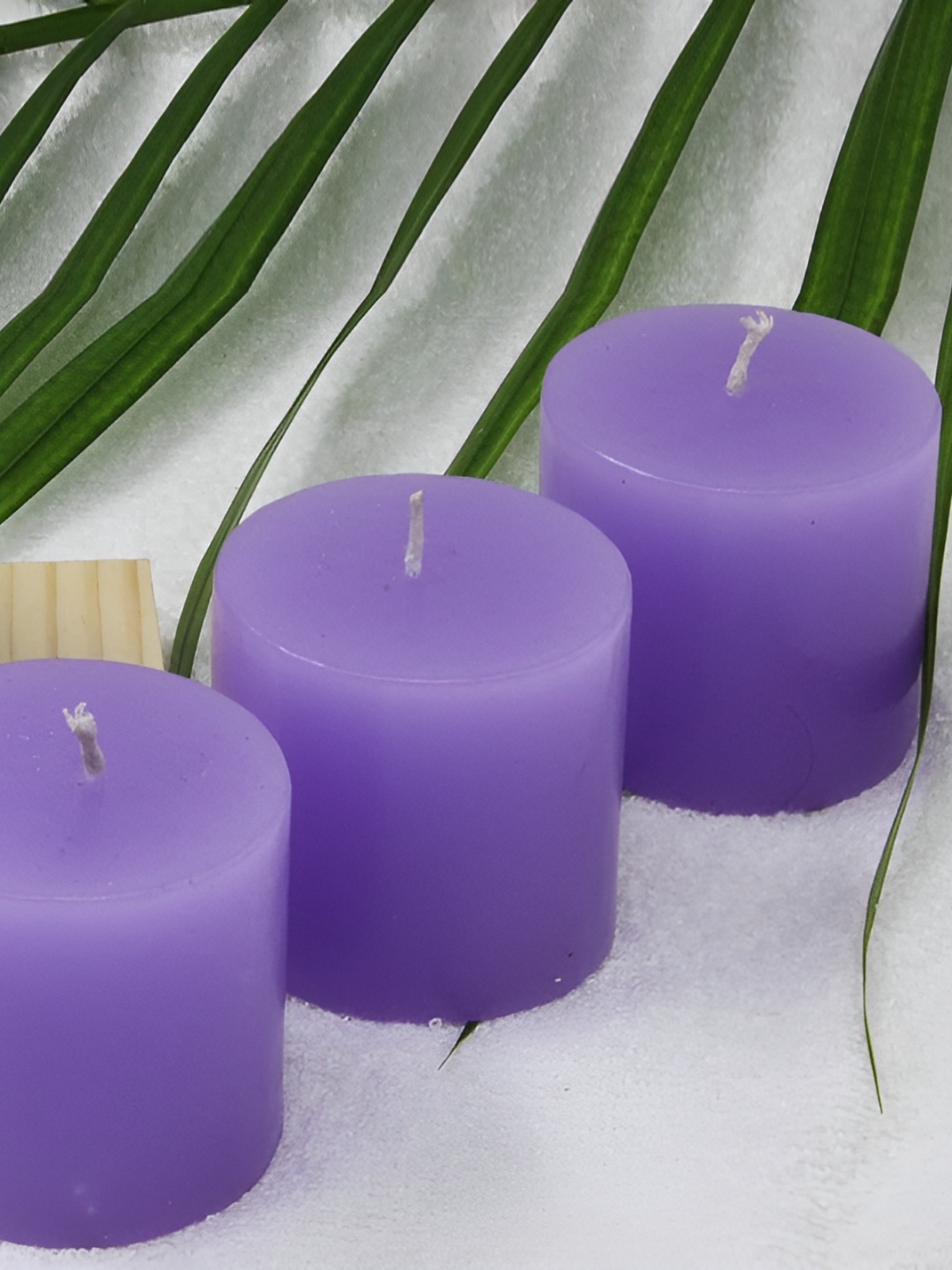 

atorakushon Purple 4 pieces Scented Pillar Candle
