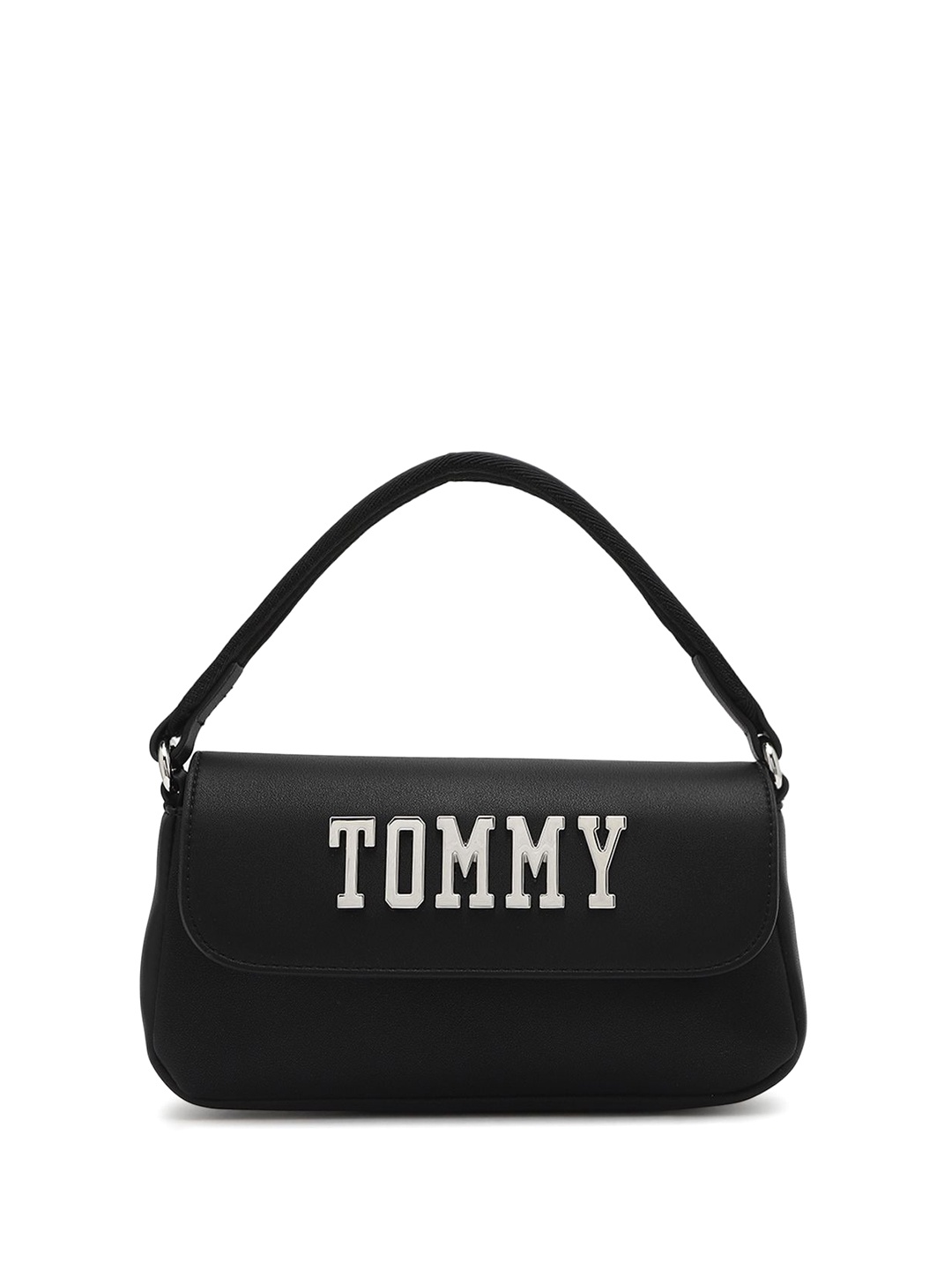 

Tommy Hilfiger PU Structured Sling Bag with Tasselled, Black