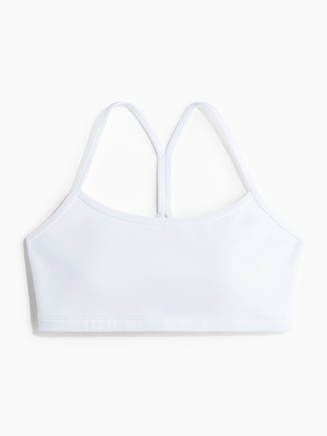 

H&M Light Support Sports Bra In DryMove, White