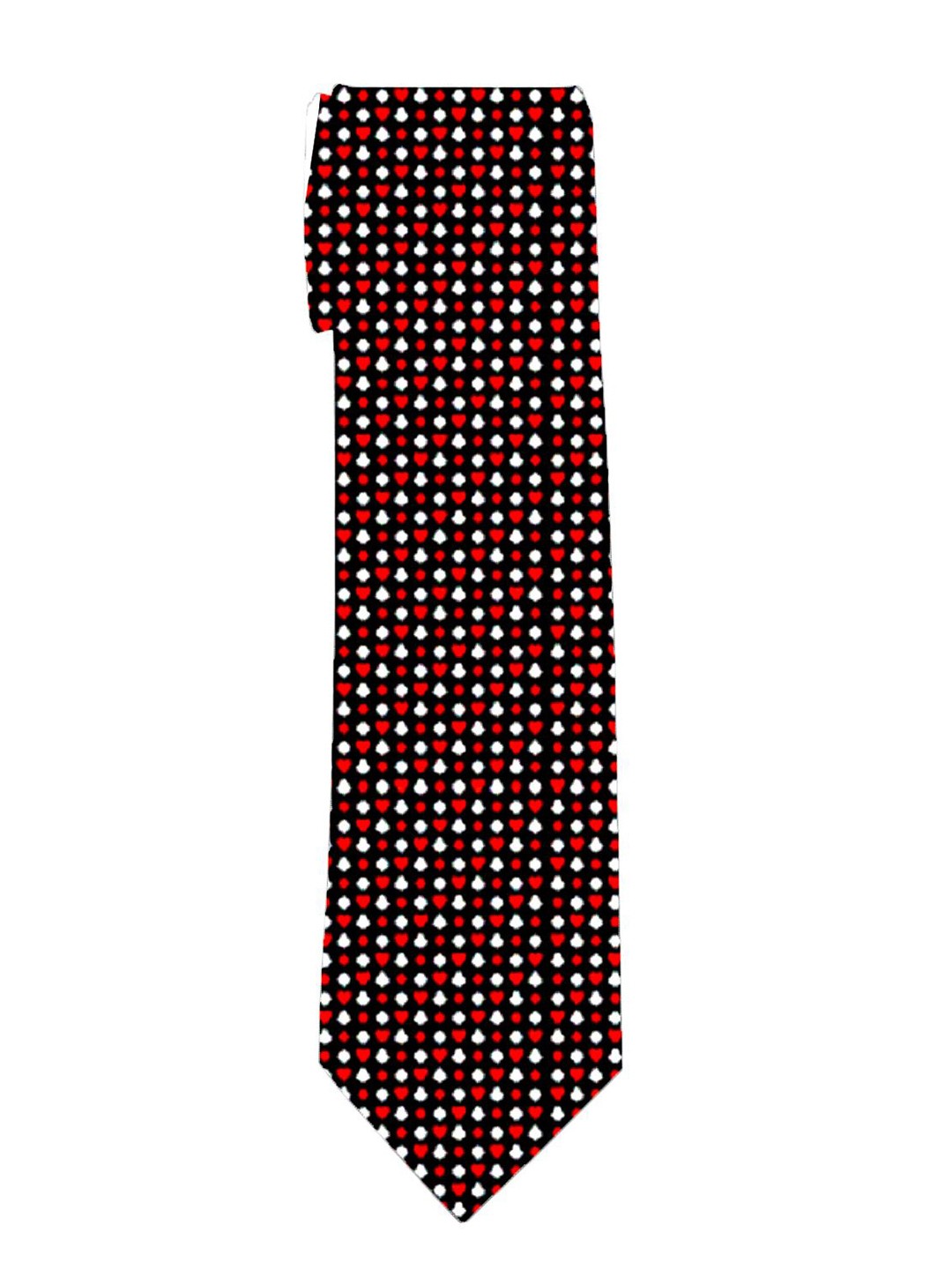 

Blacksmith Men Printed Broad Tie, Black
