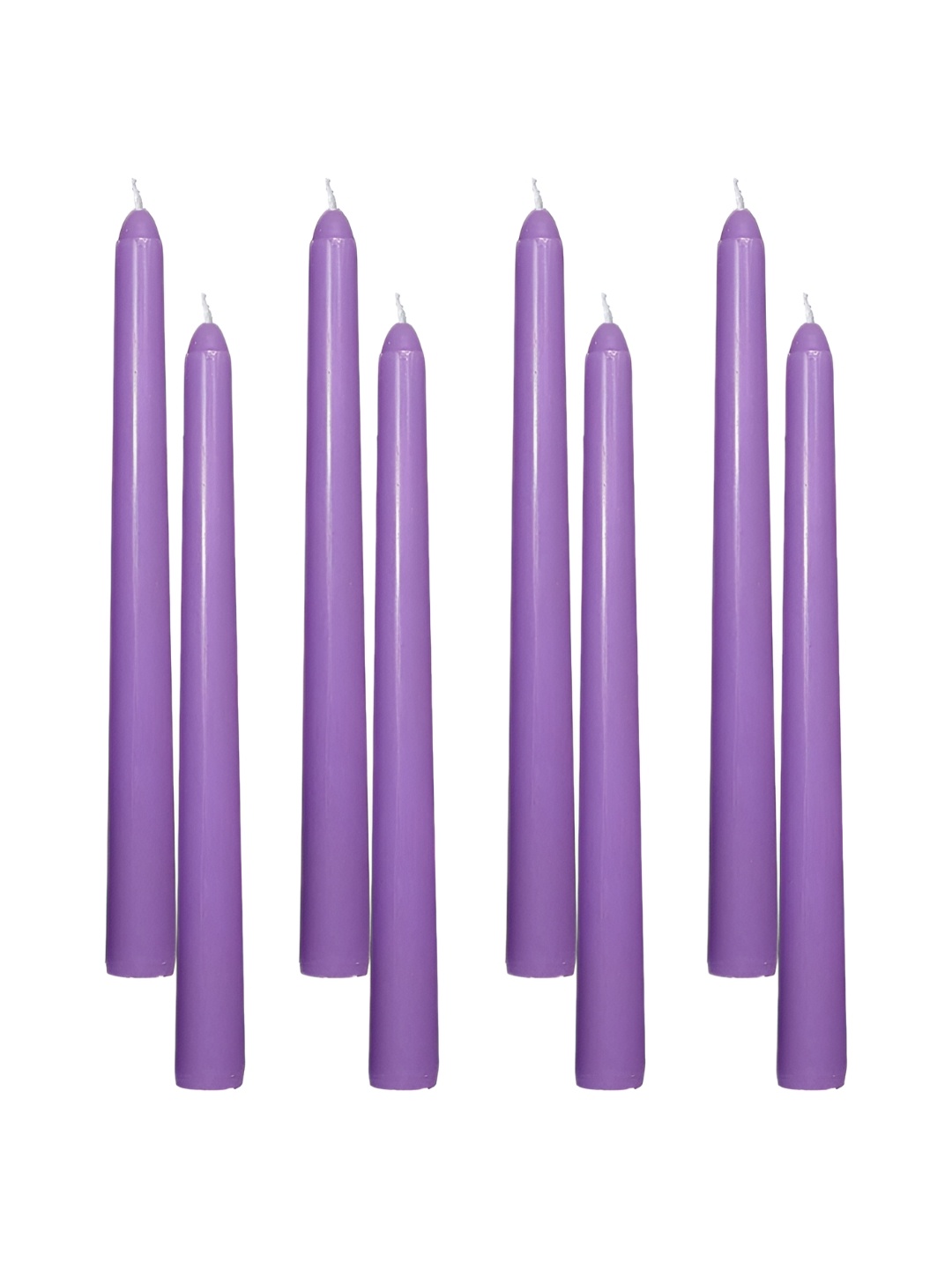 

atorakushon 8 Pcs Purple Scented Tapered Candles