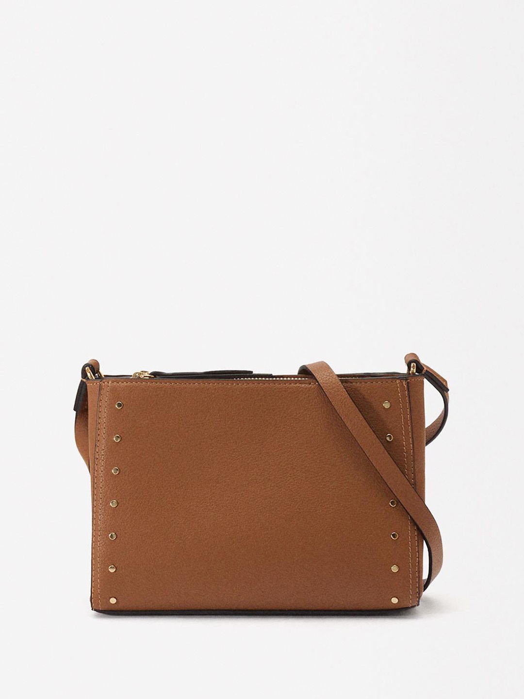 

PARFOIS Structured Crossbody Bag, Brown