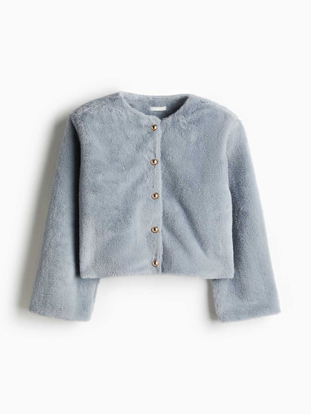 

H&M Knitted Jacket, Blue