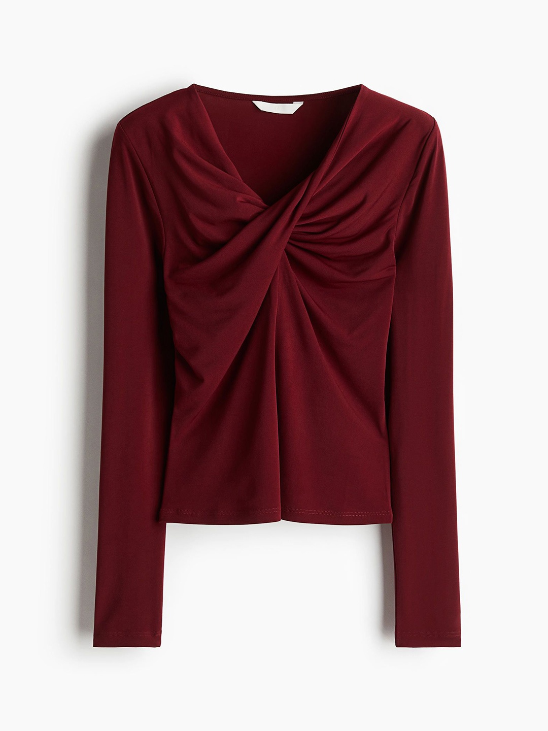 

H&M Twist-Detail Top, Red