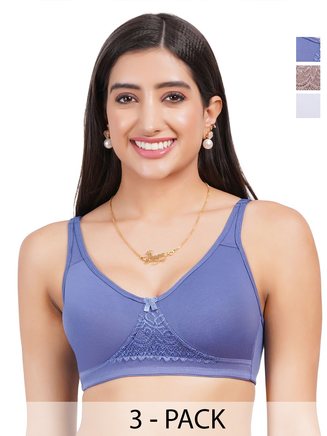 

Liigne Bra Full Coverage, Blue