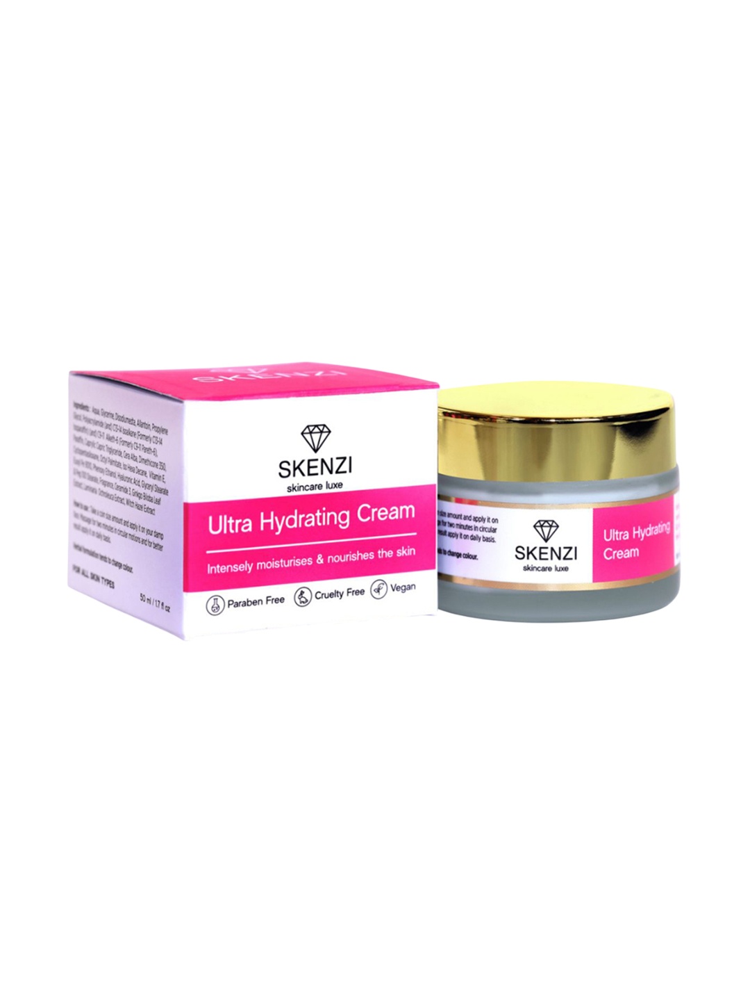 

SKENZI Ultra Hydrating Cream With Vitamin E - 50 ml, Pink