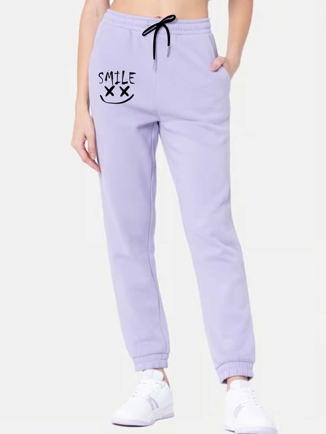 

TABADTOD Women Printed Relaxed Loose Fit Joggers Trousers, Purple