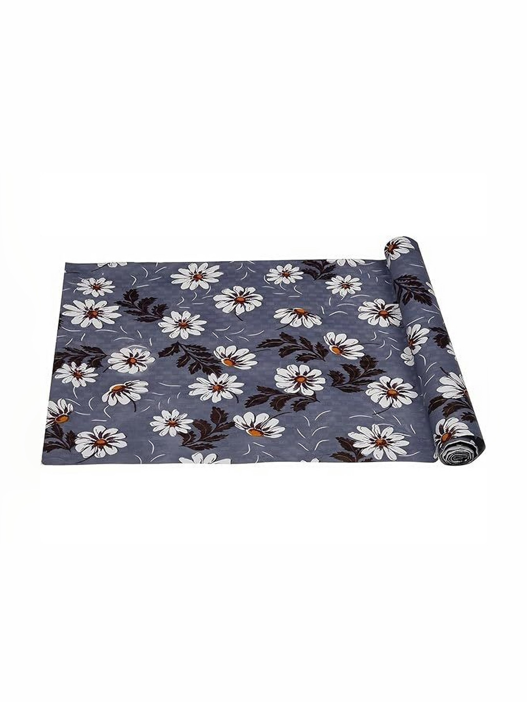 

REVEXO Blue & White Floral Printed Reusable Kitchen Shelf Liner