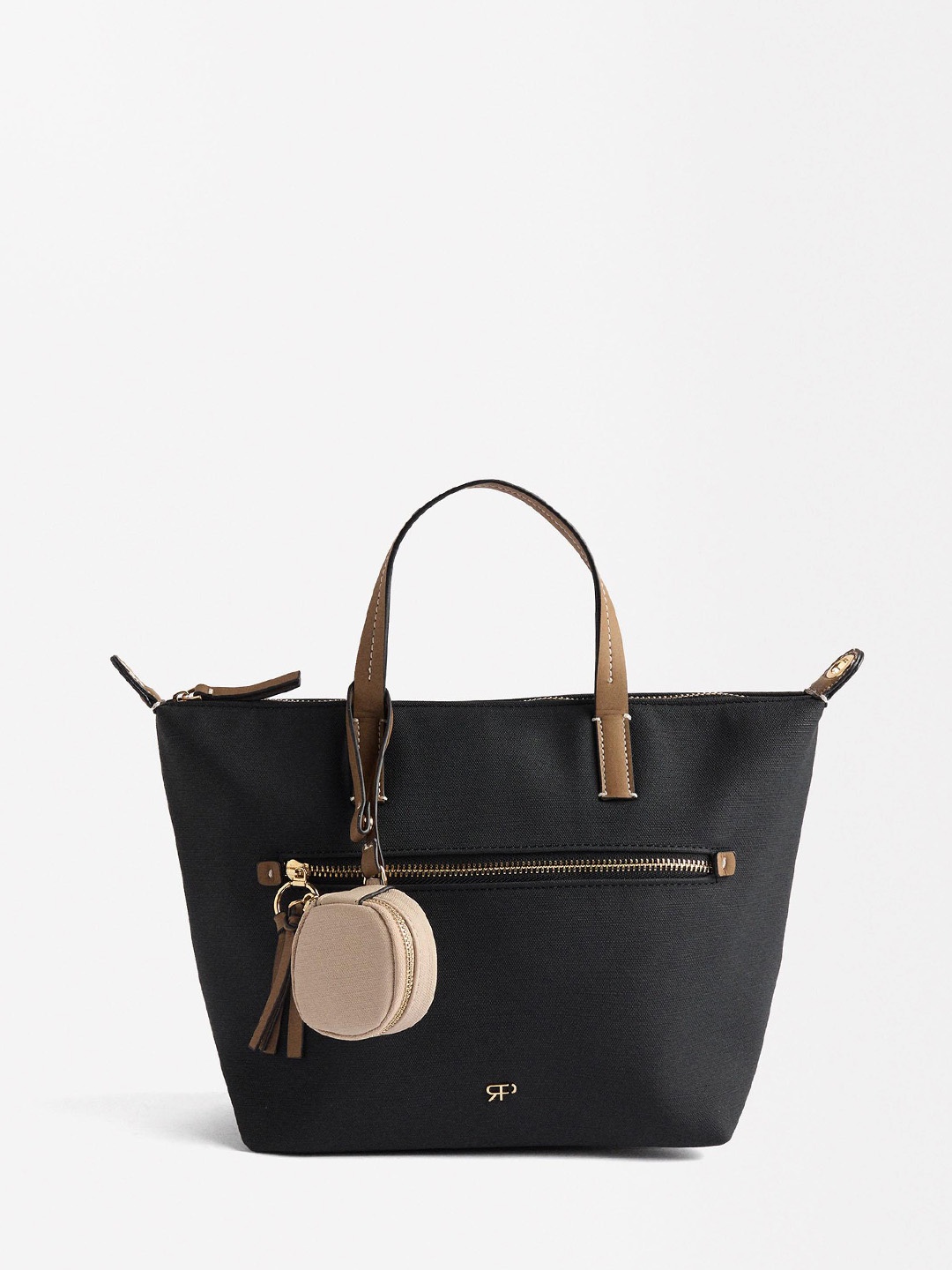 

PARFOIS Structured Handheld Bag, Black
