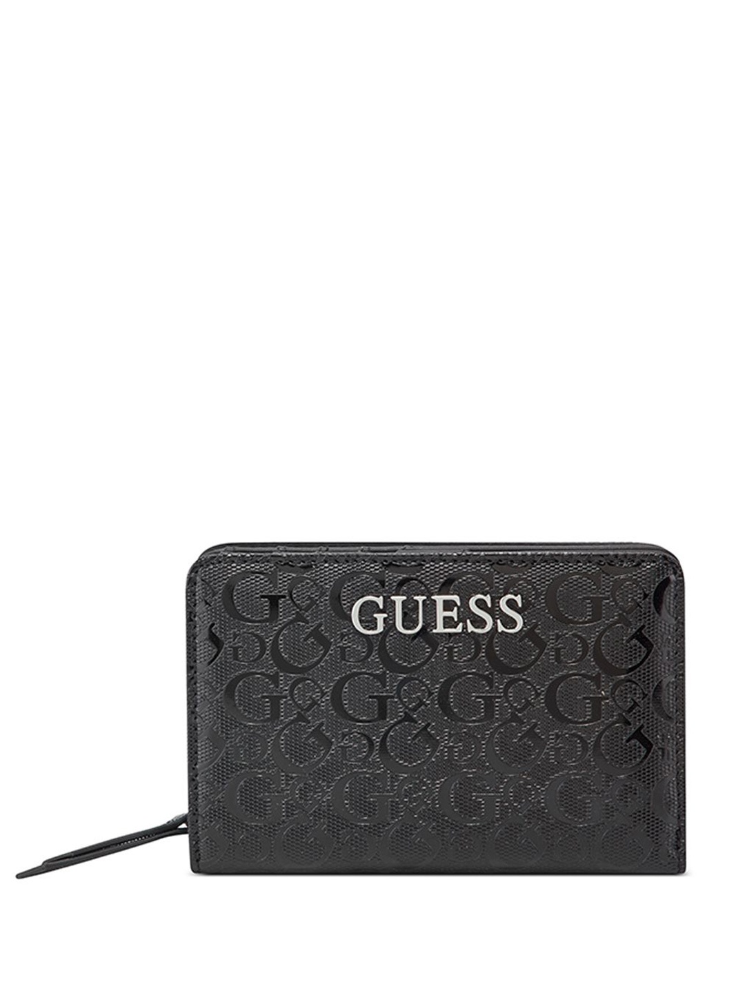 

GUESS Women Printed Two Fold Wallet, Black