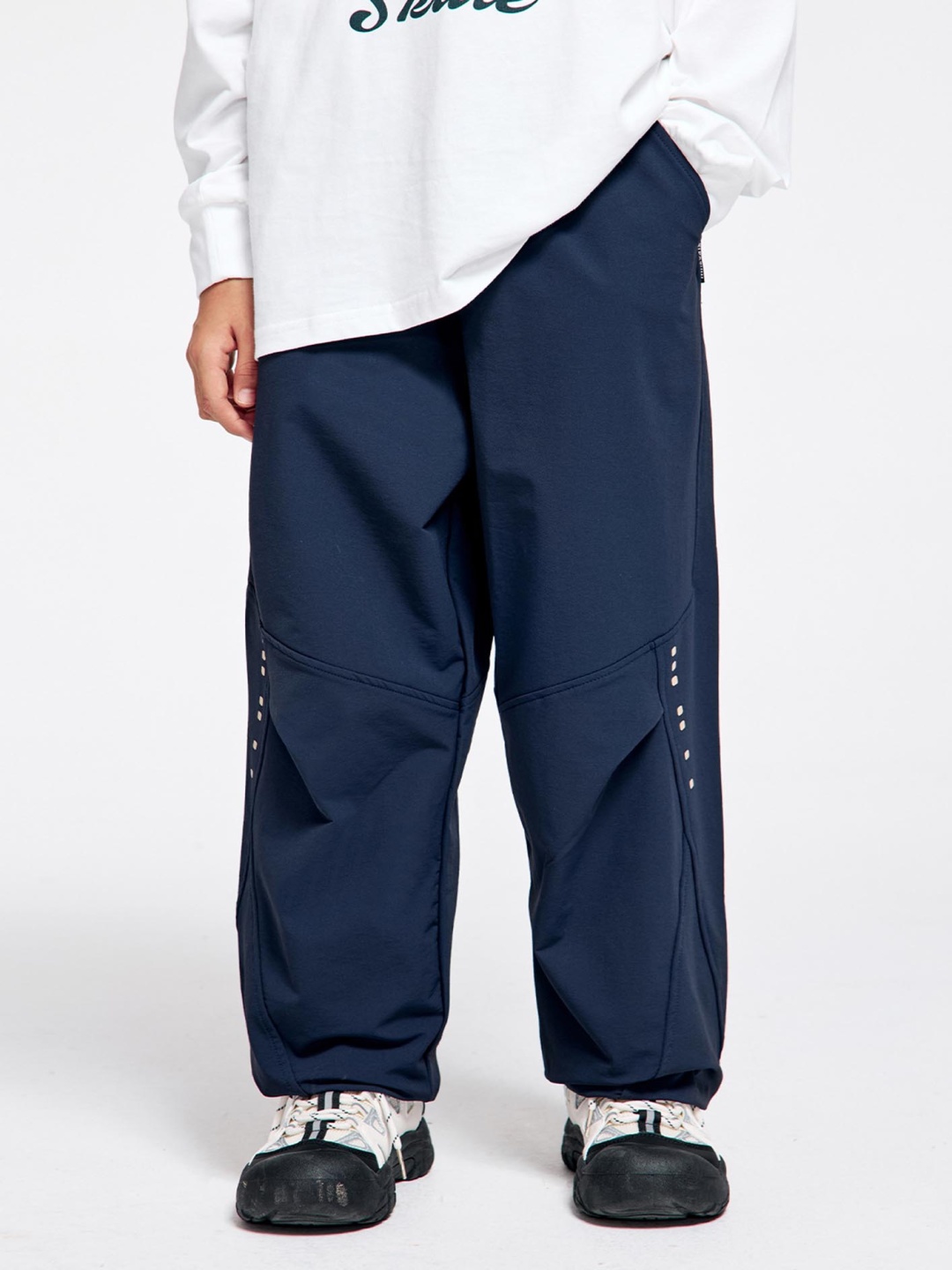 

LULU & SKY Boys Relaxed-Fit Mid-Rise Track Pant, Navy blue