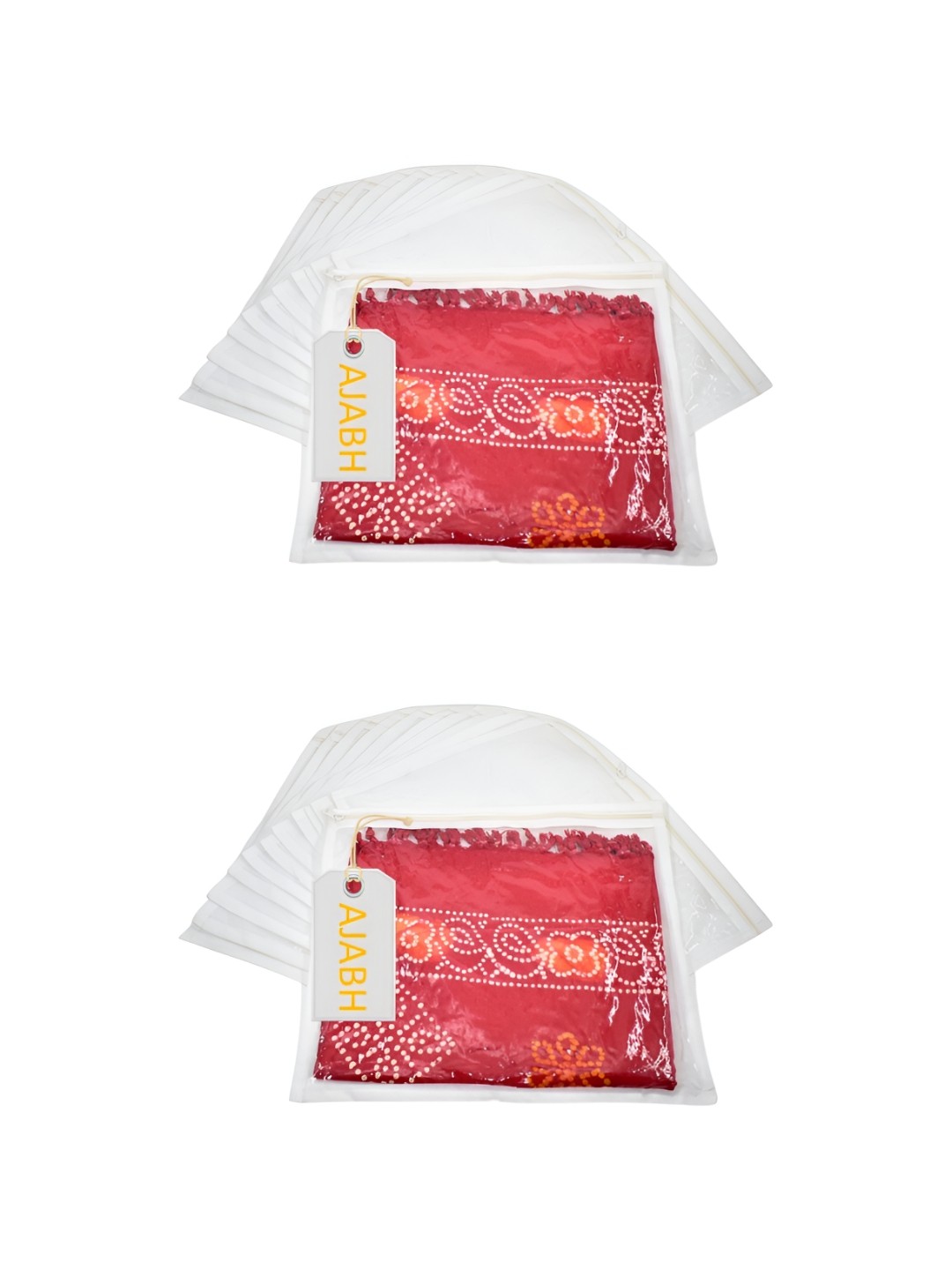 

Ajabh White 24 Pieces Regular Multi-Utility Garment Cover Bag Organisers