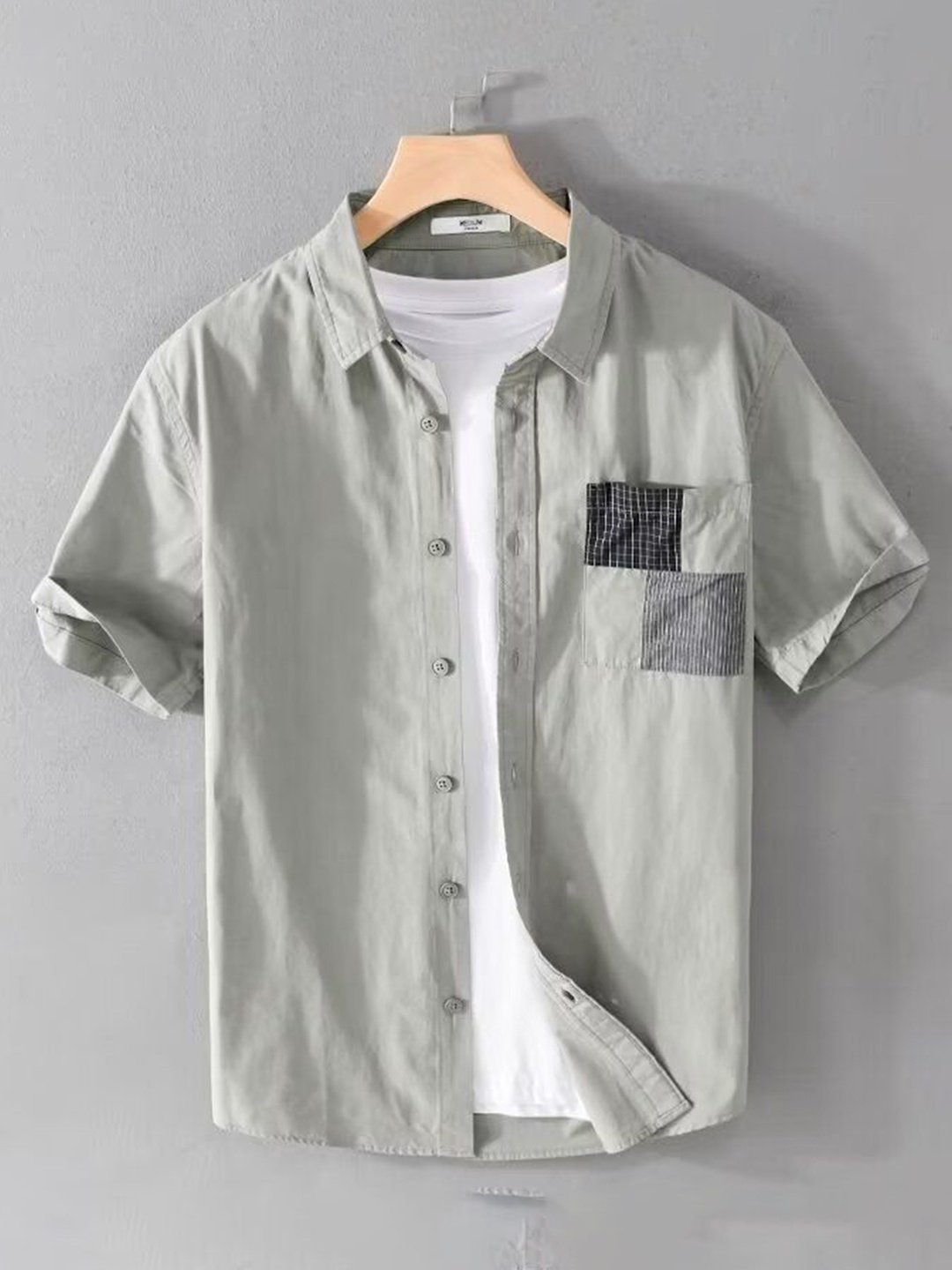 

StyleCast Men Opaque Casual Shirt, Grey