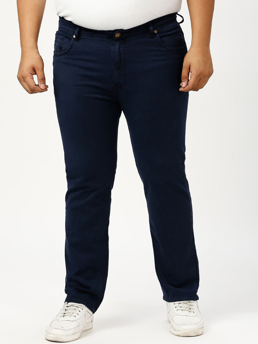 

HJ HASASI Men High-Rise Stretchable Jeans, Blue