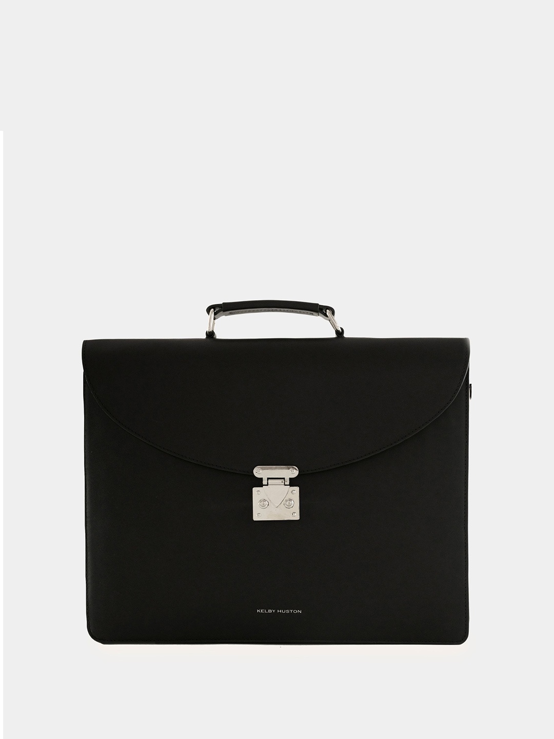 

KELBY HUSTON Unisex Leather Laptop Bag, Black