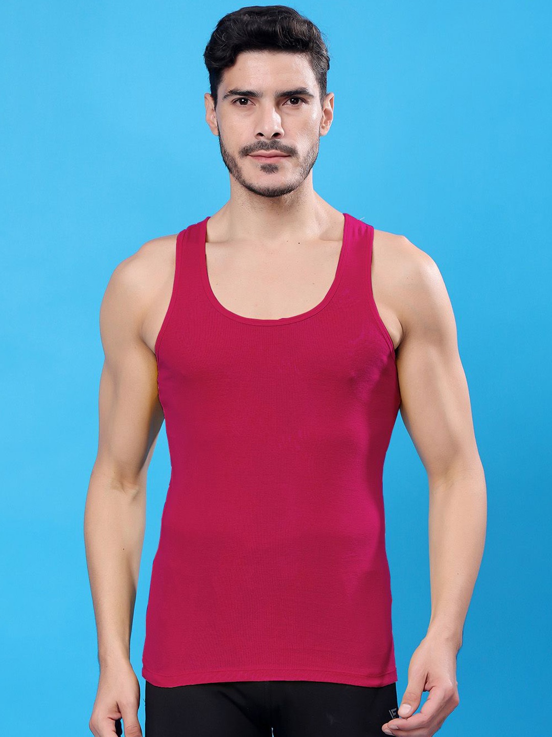 

FBAR Bio-Wash Pure Cotton Innerwear Vest 160125FBR-07, Pink