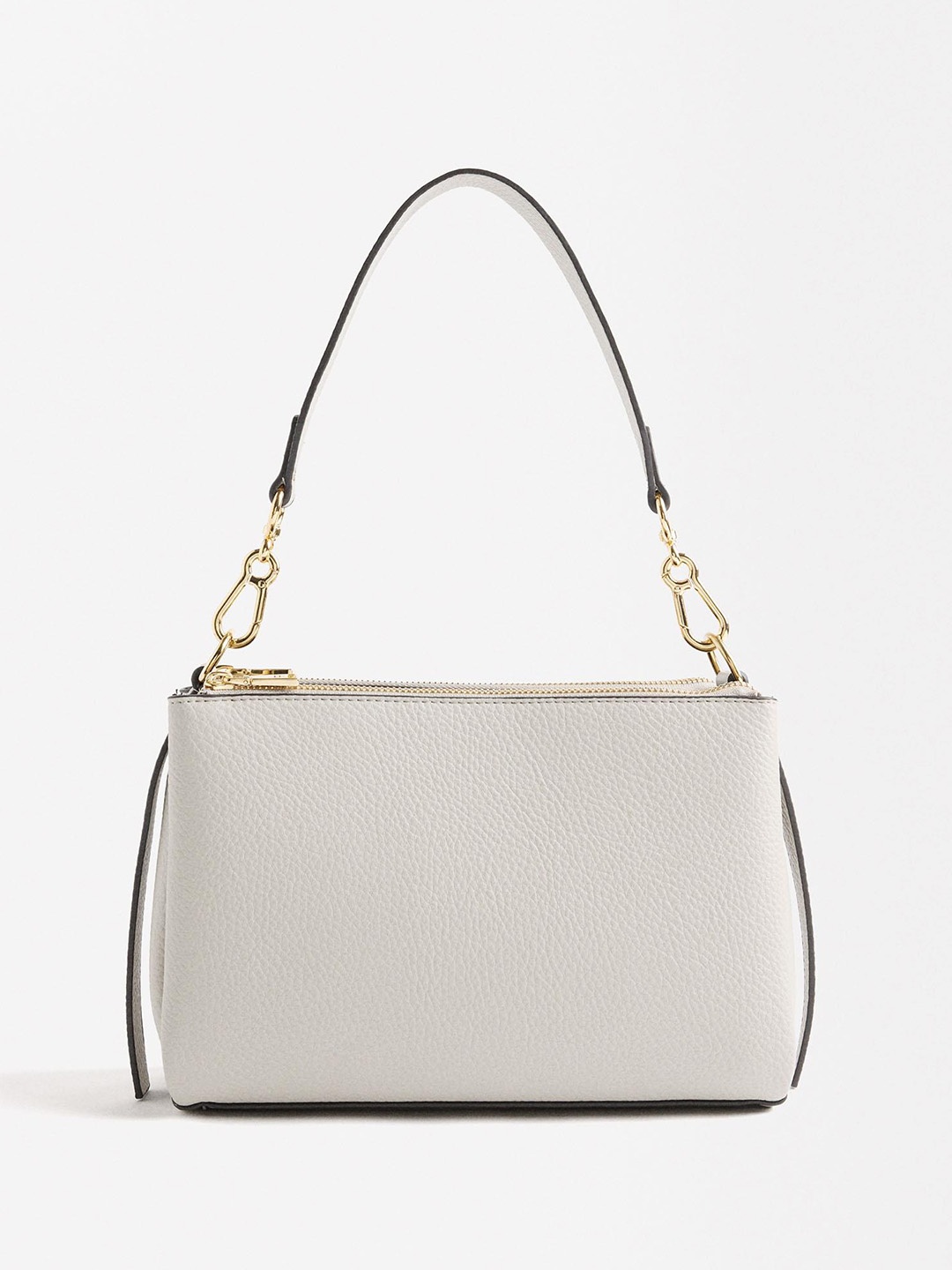 

PARFOIS Structured Shoulder Bag, Off white