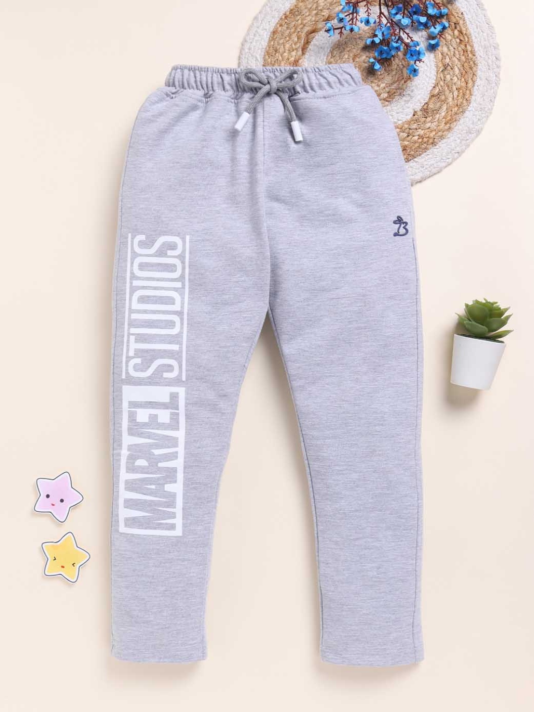 

Annie Boys Mid Rise Track Pants, Grey