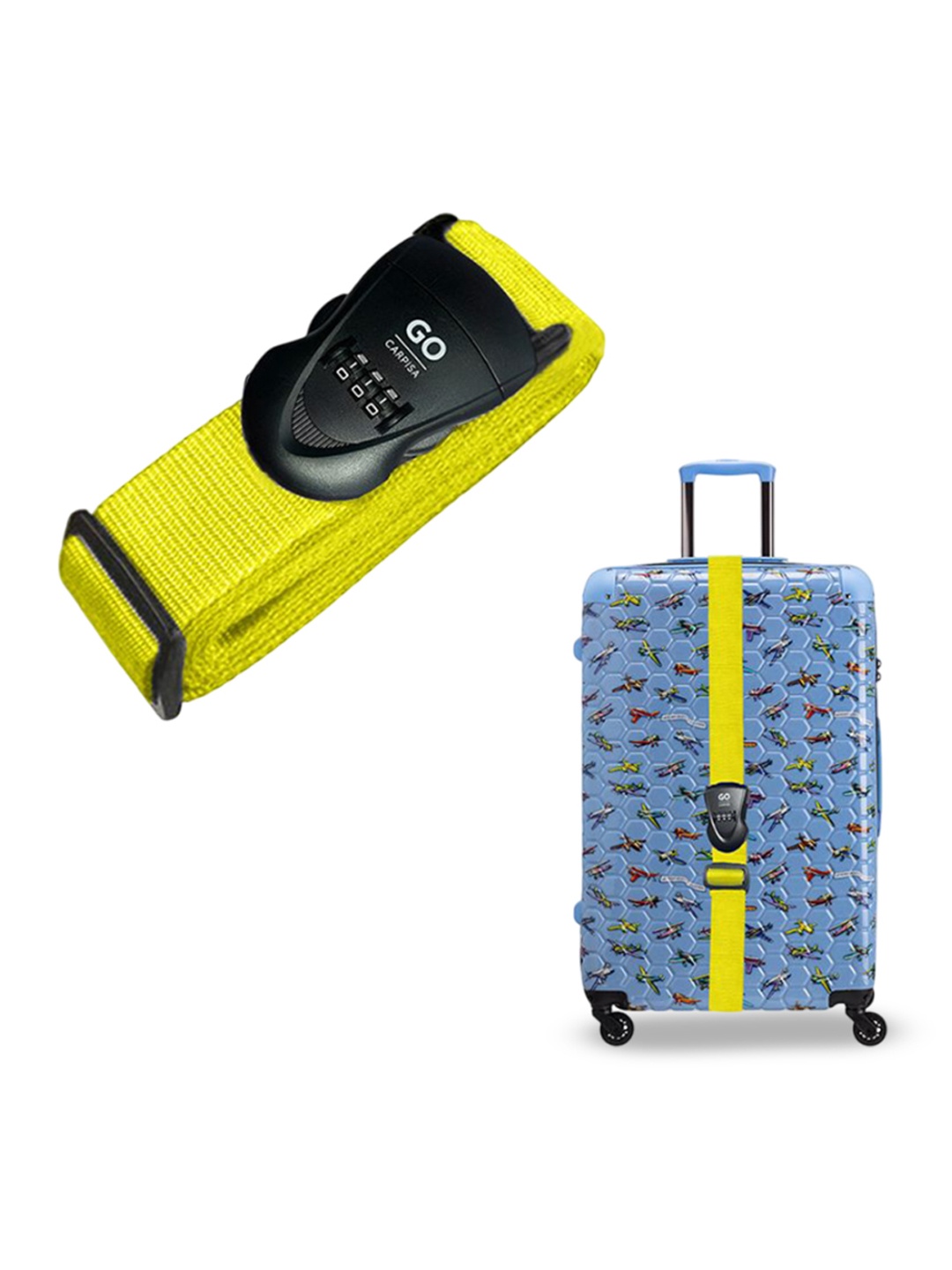 

CARPISA Luggage Strap Travel Accessory, Yellow