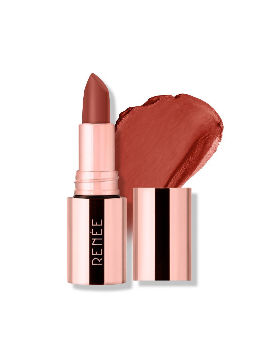 

Renee Everstay Transfer-Proof Matte Lipstick - 4.2 g- Nude Luxe 01, Brown