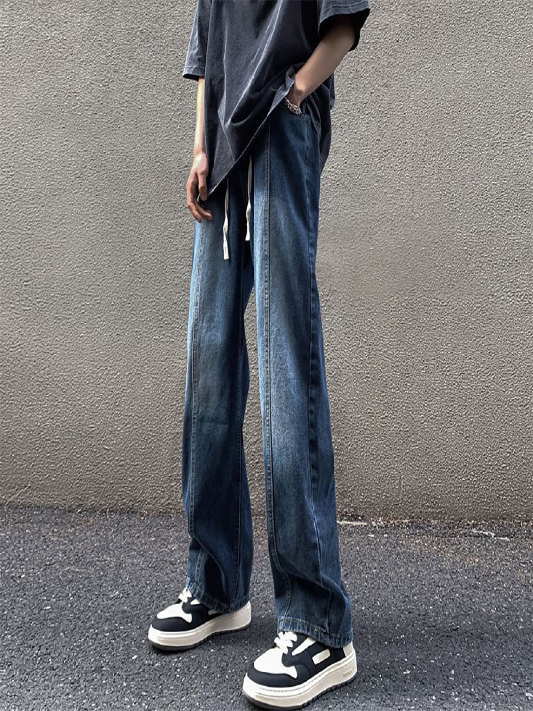 

StyleCast x Revolte Men Light Fade Jeans, Blue