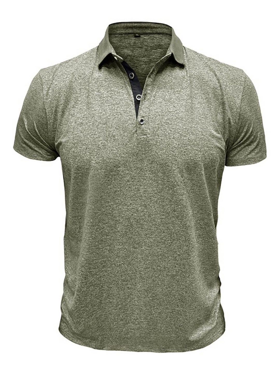 

StyleCast x Revolte Men Solid Polo Collar T-shirt, Green