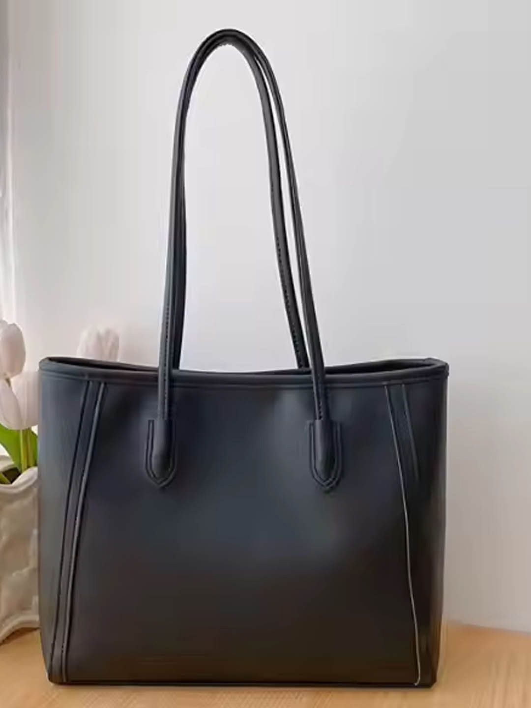 

StyleCast Colourblocked Bucket Shoulder Bag, Black