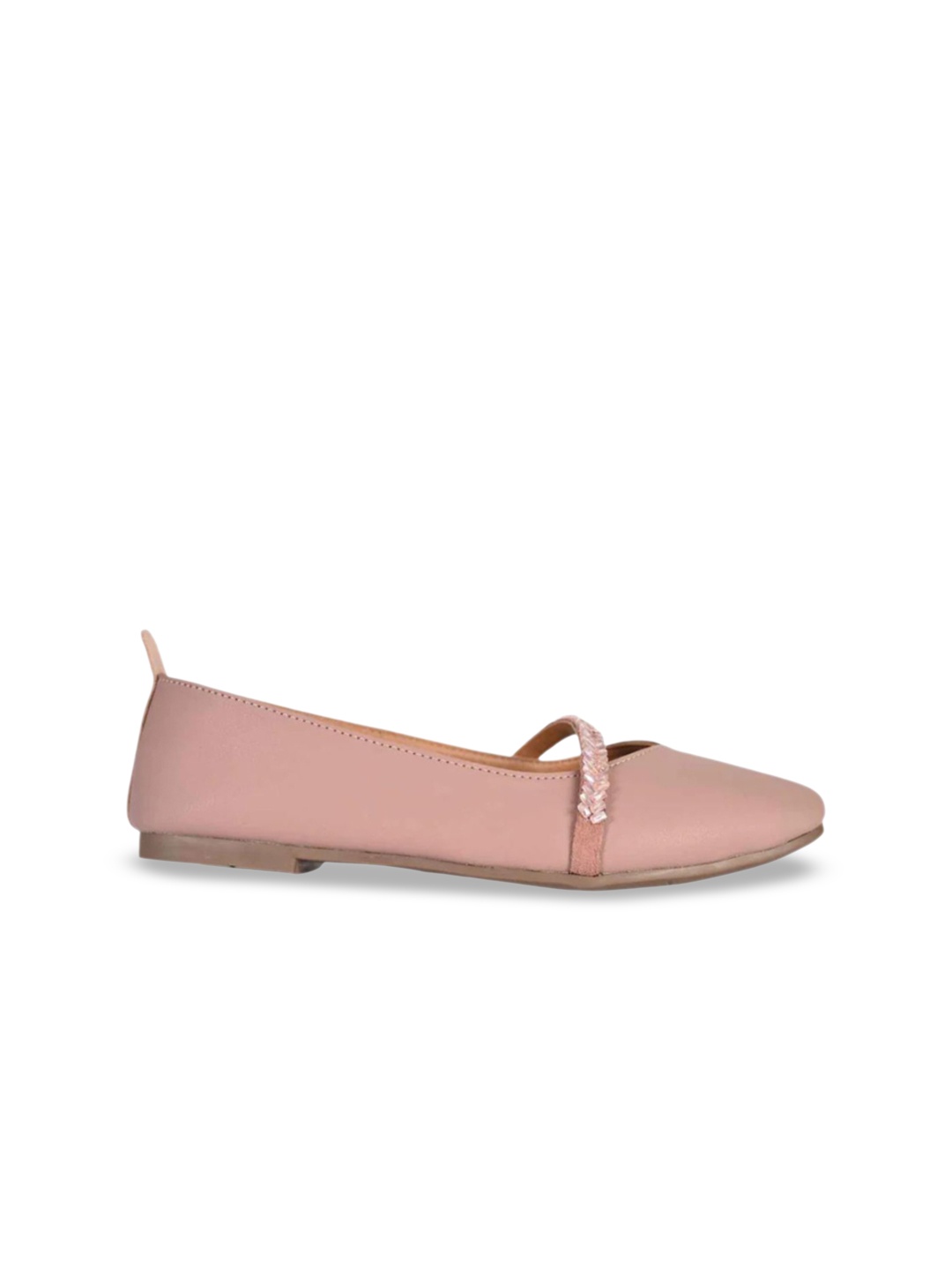 

San Marino by Shoe Bank Women Embellished Ballerinas Flats, Pink