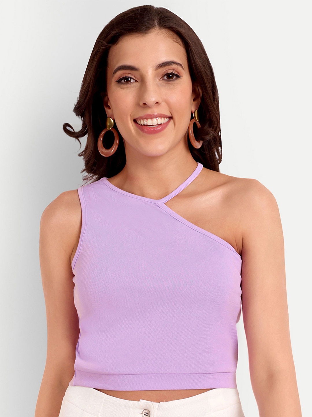 

DressBerry Tank Crop Top, Purple