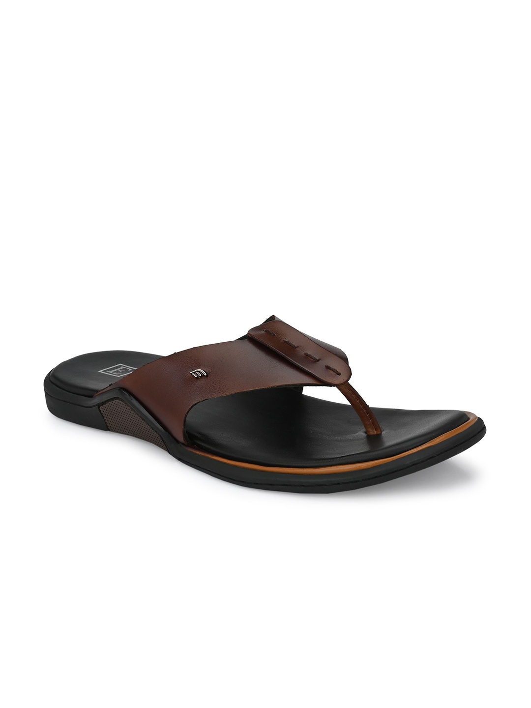 

Egoss Men Genuine Leather Comfort Sandals, Brown