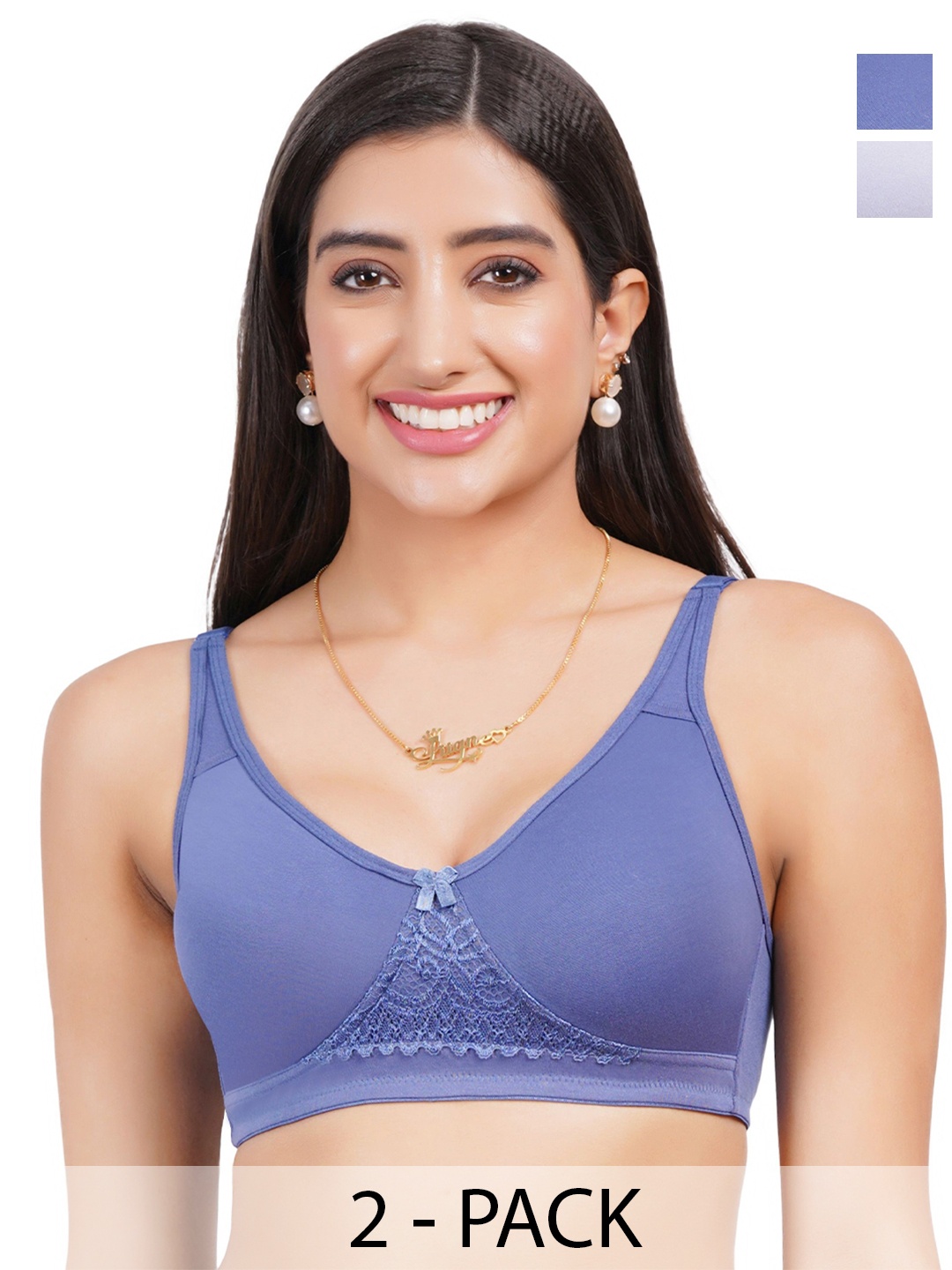 

Liigne Bra Full Coverage, Blue