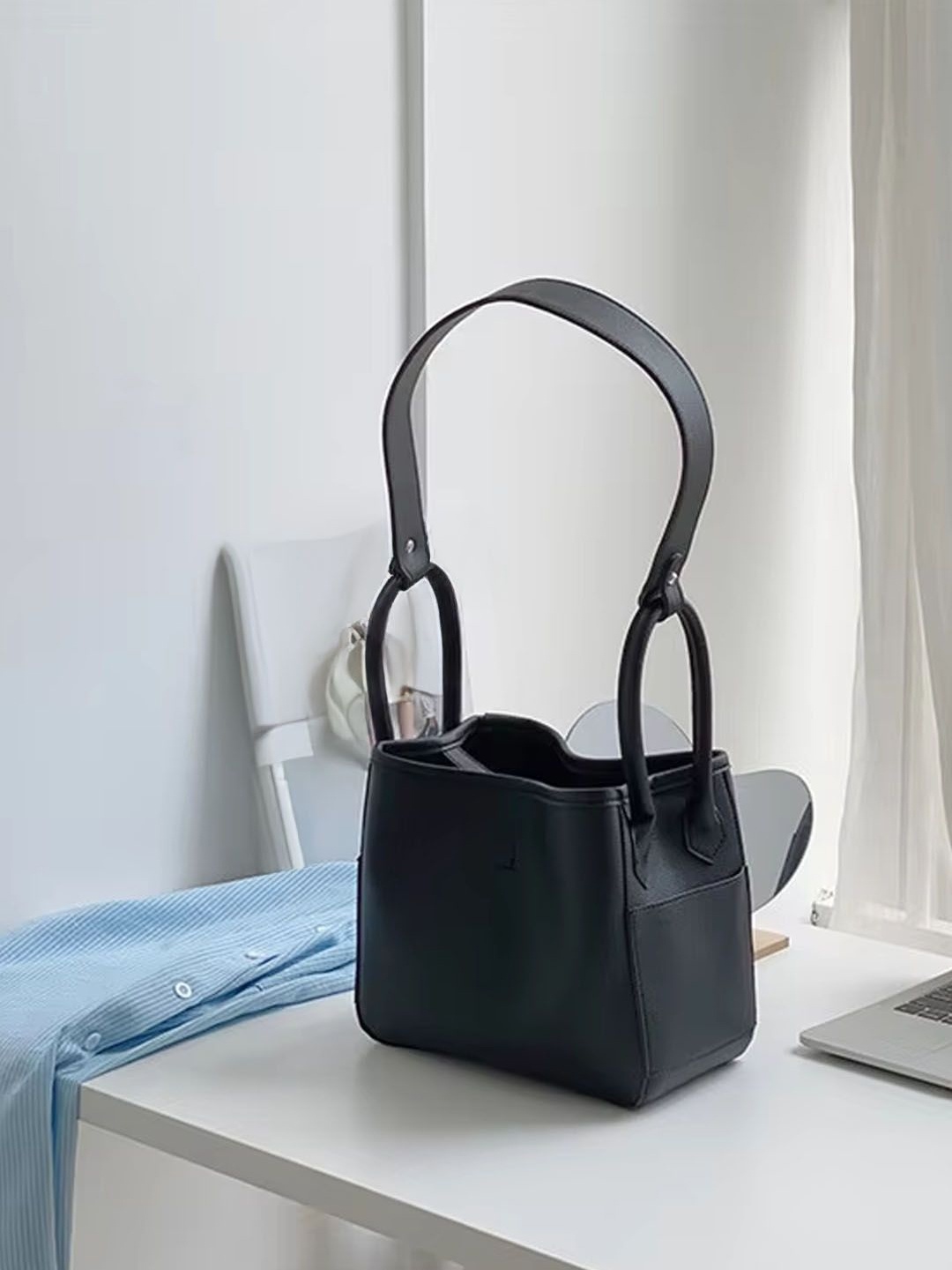 

StyleCast Bowling Shoulder Bag, Black