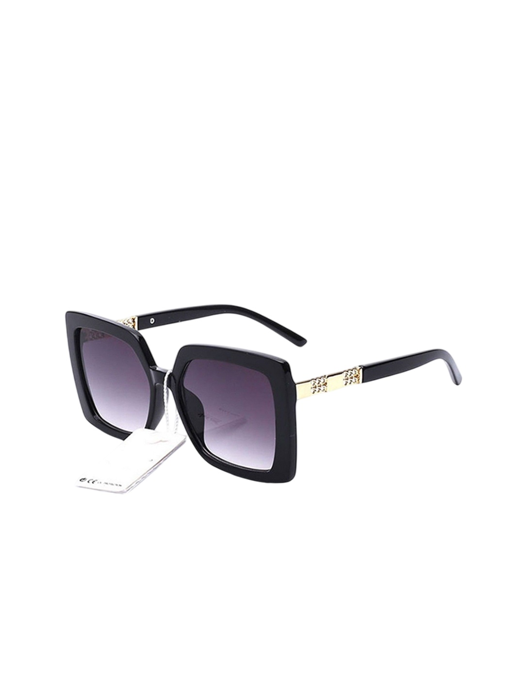 

Dervin Women Square Sunglasses with UV Protected Lens DRVN380, Black