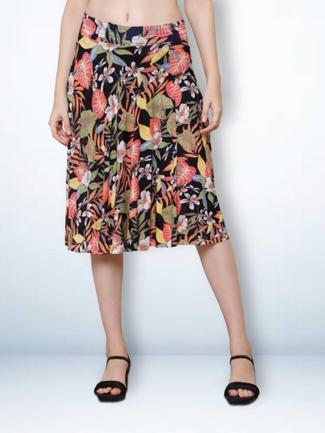 

Jinfo Abstract Printed Skirt With Inner Short, Multi