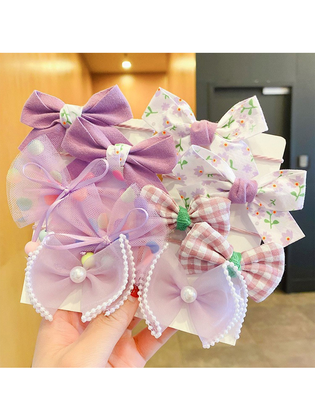 

SYGA Girls Hair Accessory Set, Purple