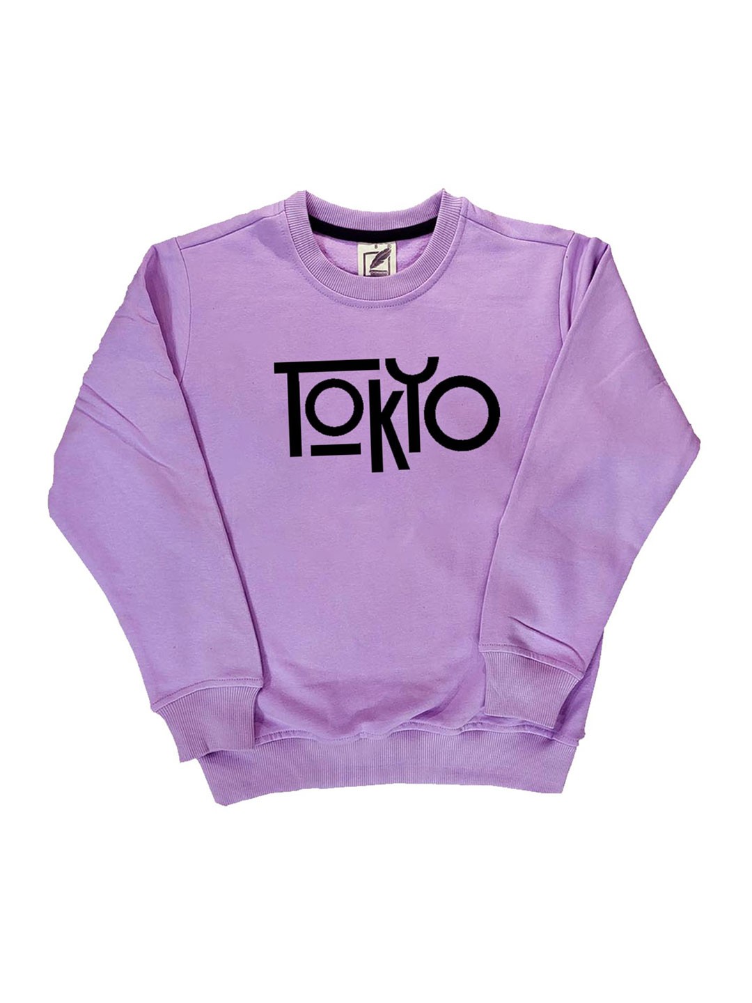 

Chombooka Kids Typography Printed Sweatshirt, Lavender
