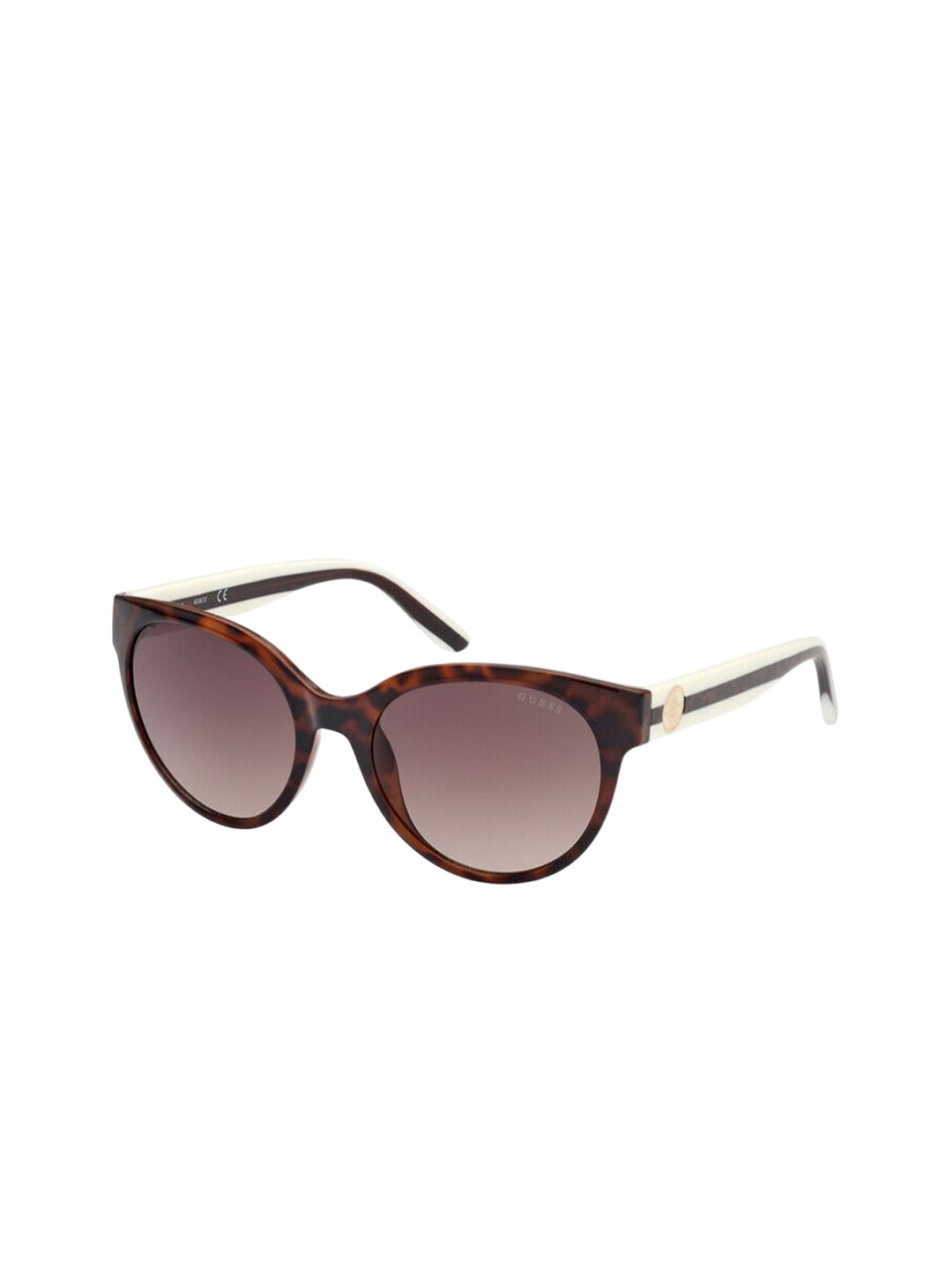 

GUESS Women Oval Sunglasses with UV Protected Lens GUS78245553FSG, Brown