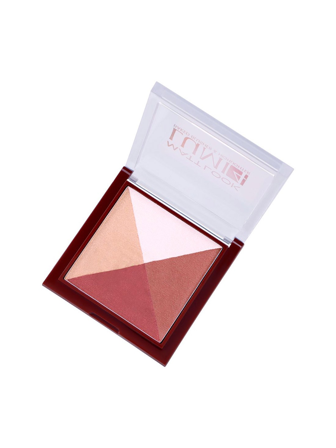 

Mattlook Lumi 4 Baked Blusher & HIghlighter - 7.5 g- Cherry Pop 06, Peach