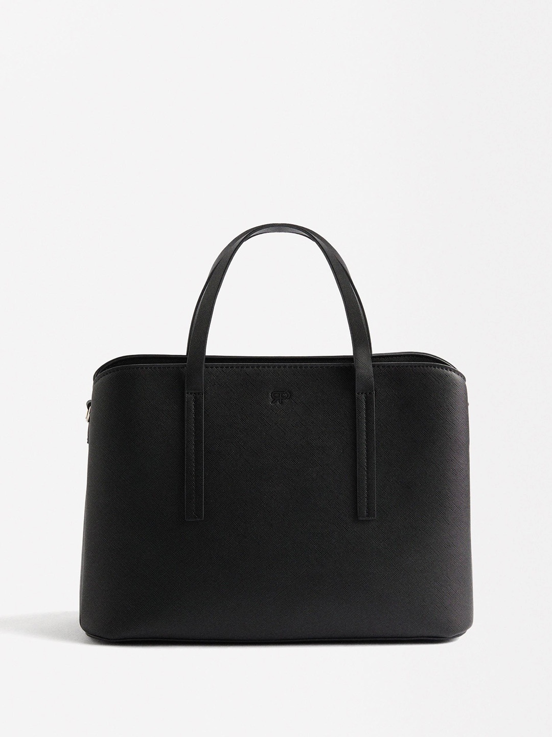 

PARFOIS Structured Handheld Bag, Black