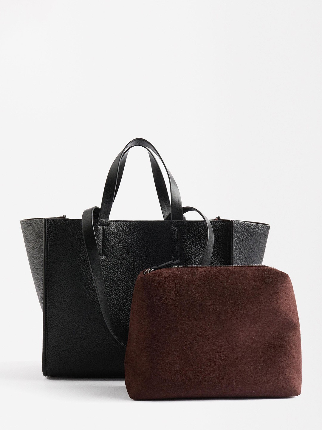 

PARFOIS Structured Shoulder Bag, Black