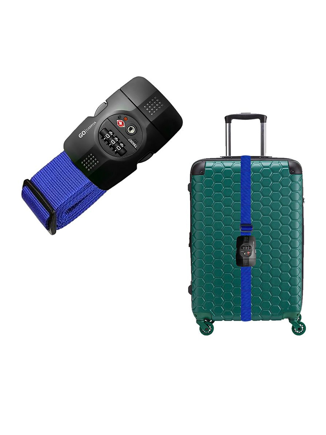 

CARPISA Luggage Strap Travel Accessory, Blue