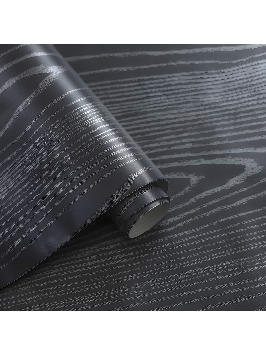 

ANNA CREATIONS Black & Grey Printed Self-Adhesive Wallpaper