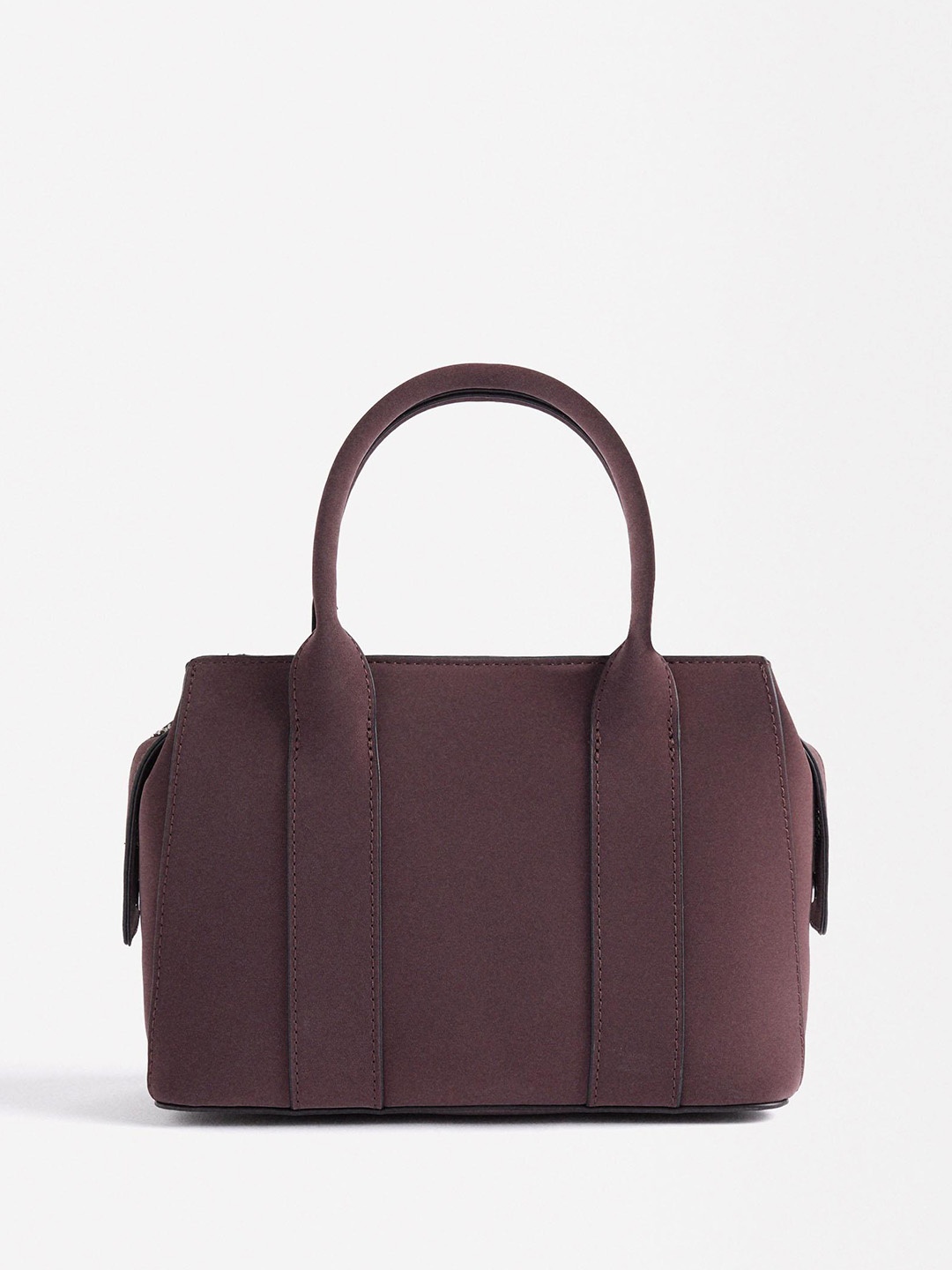 

PARFOIS Structured Handheld Bag, Burgundy