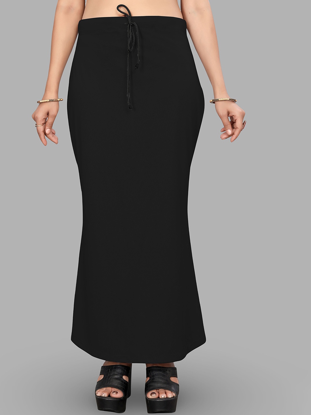 

NEXSUS Women Mid-Rise Mermaid Fit Saree Shapewear, Black