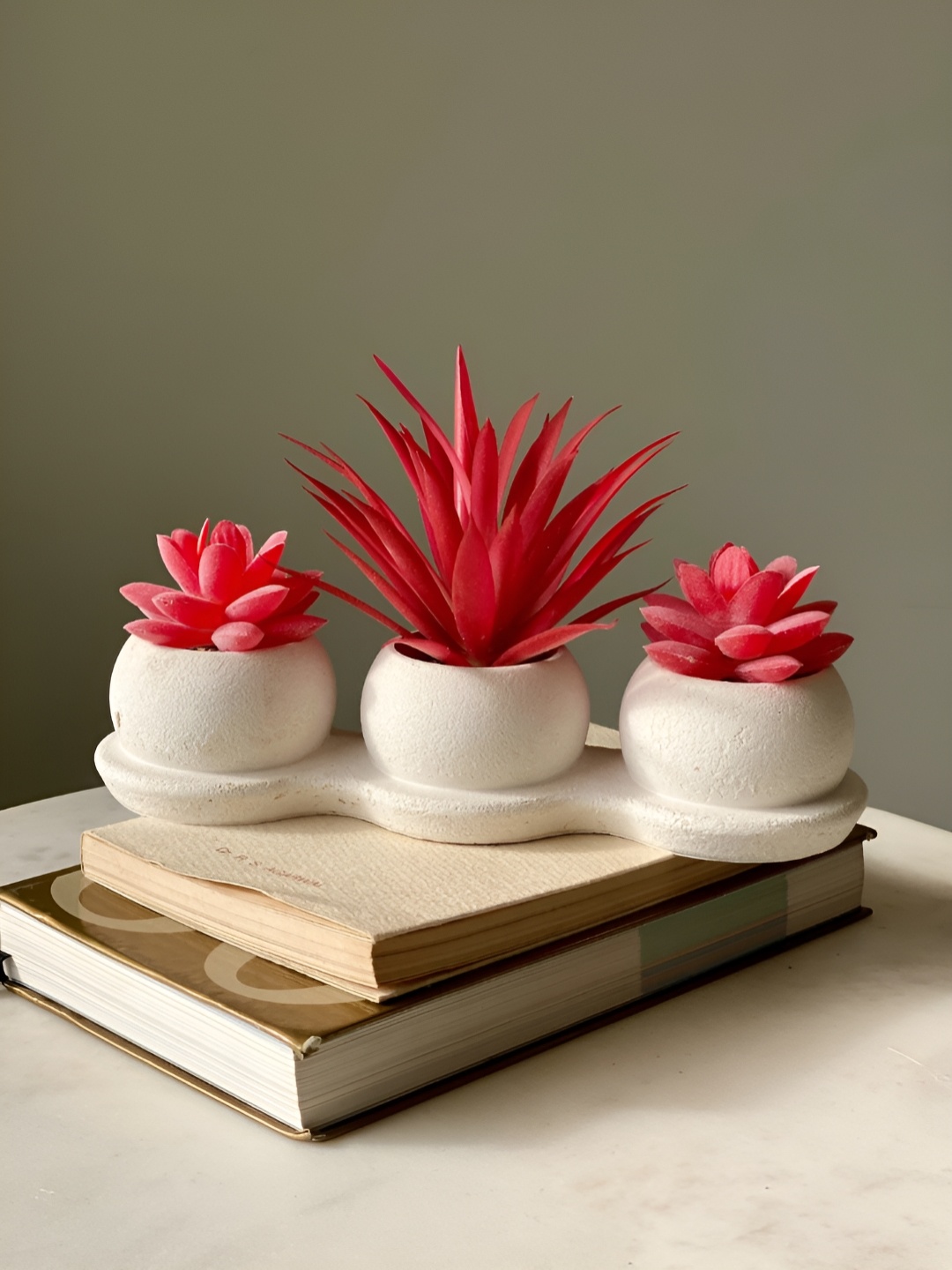 

Mason Home Pink Tulip Succulent Artificial Plant