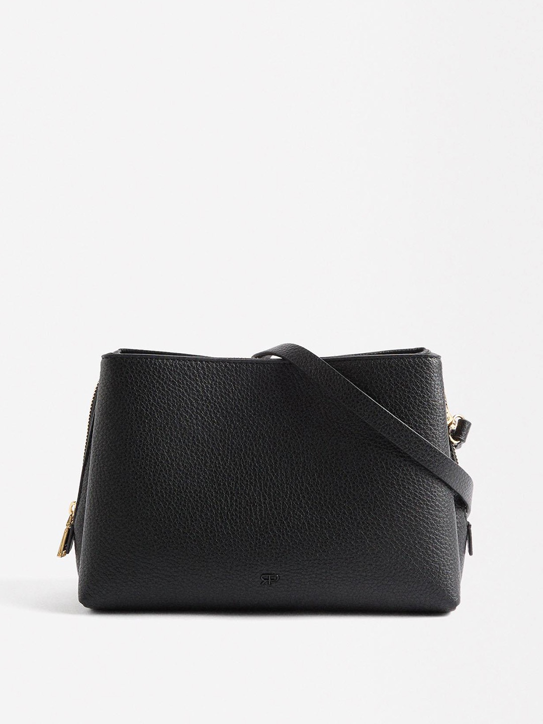 

PARFOIS Structured Crossbody Bag, Black