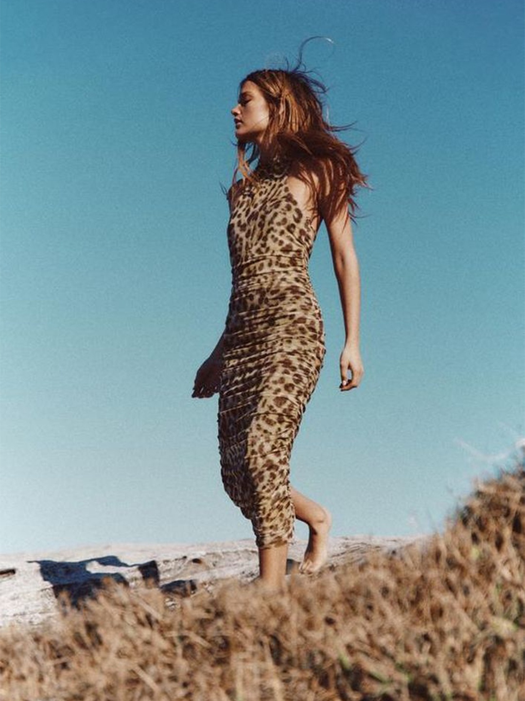 

LULU & SKY Animal Print Bodycon Dress, Multi