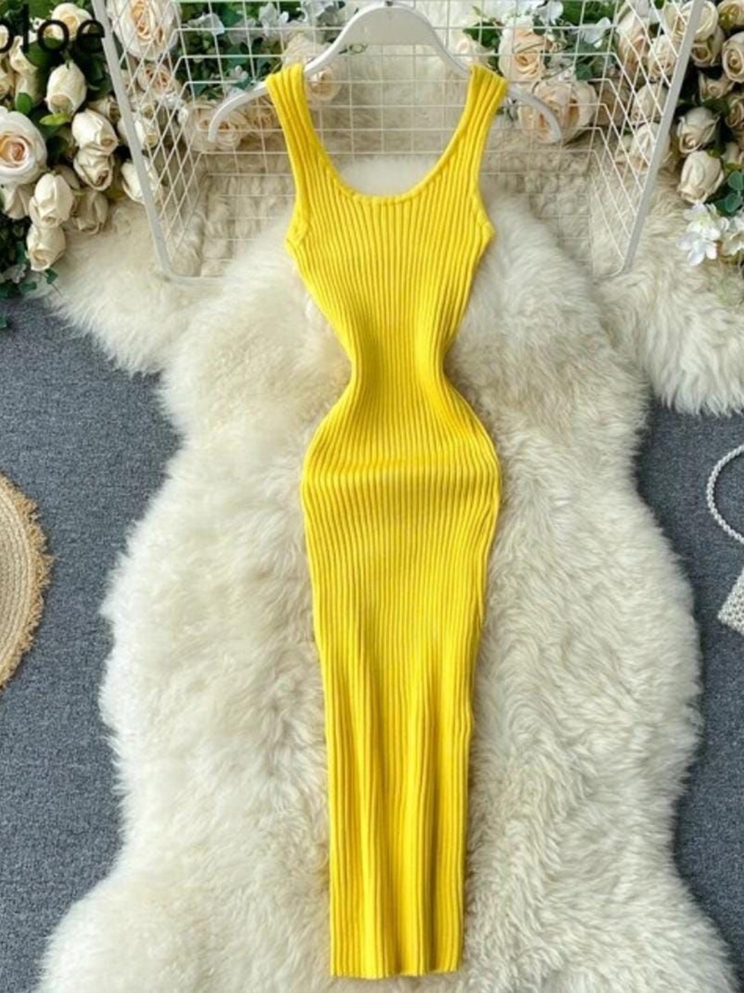 

JKP Collection Bodycon Dress, Yellow